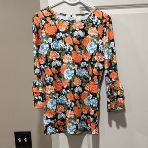 Dainty Jewells Vibrant Floral Long Sleeve Dress